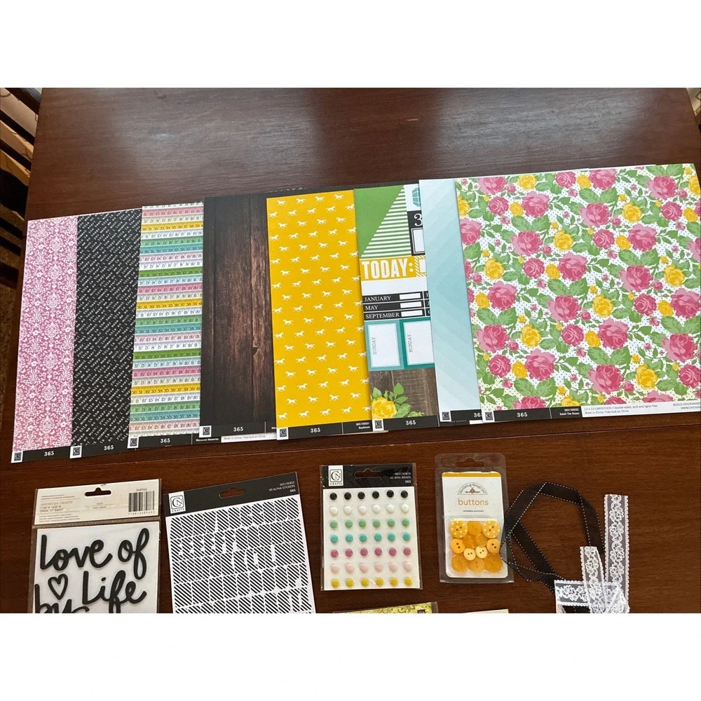 Chickaniddy 365 Scrapbook Kit No Sketches Papercraft Everyday Happenings